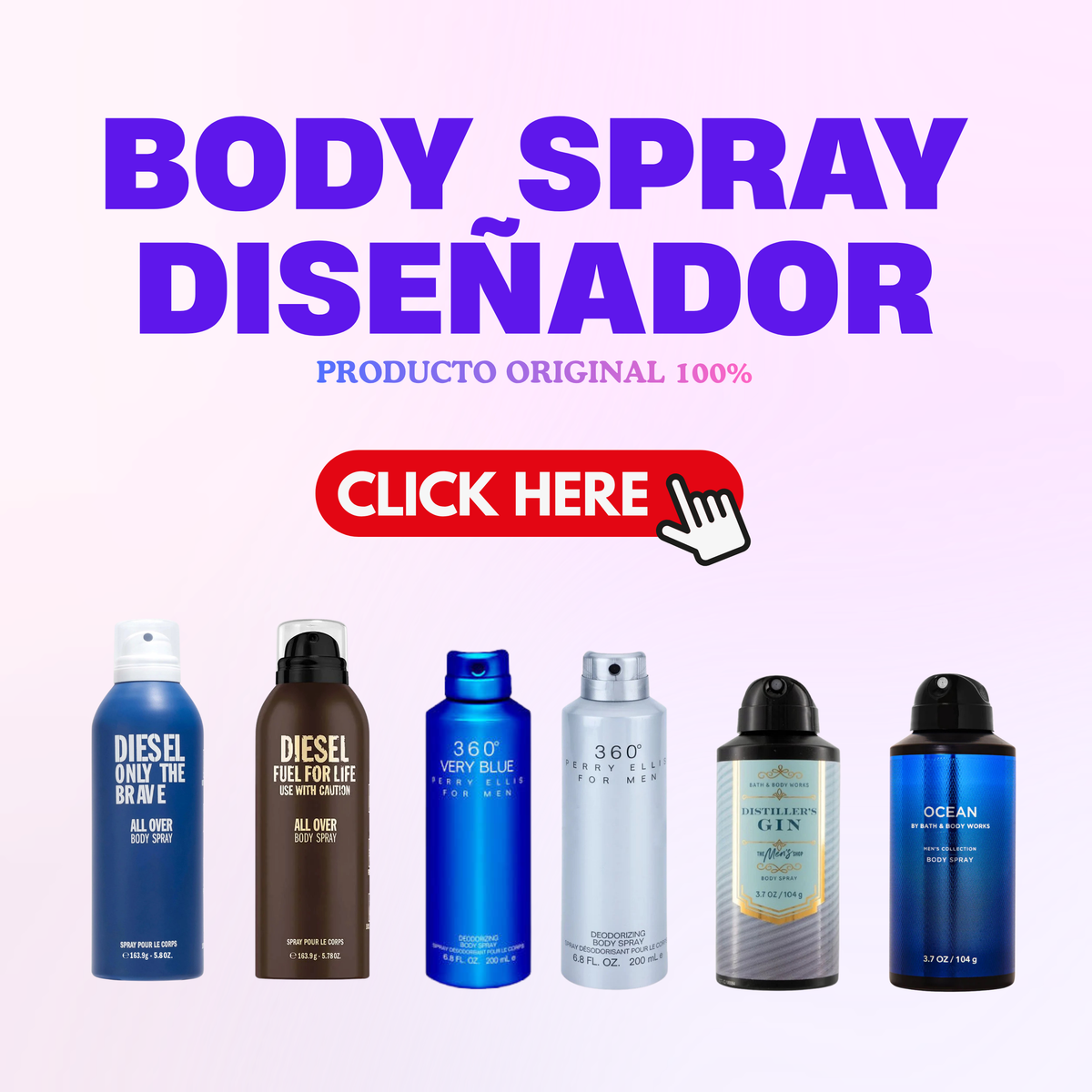 Body Spray Diseñador Originales