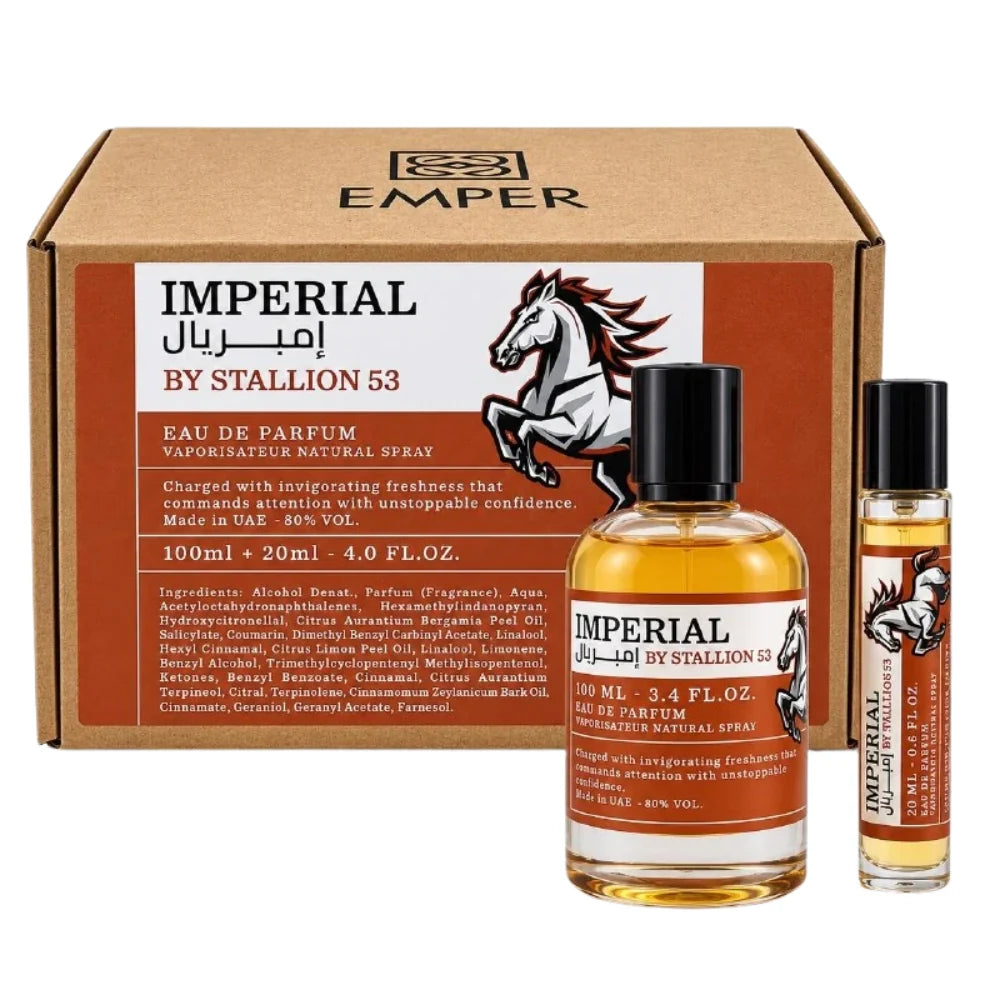 SET EMPER IMPERIAL BY STALLION 53 EDP 100ML EDP 20ML
