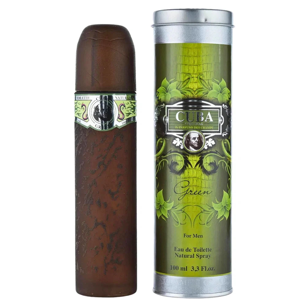 Locion Cuba Green - EDT 100ml