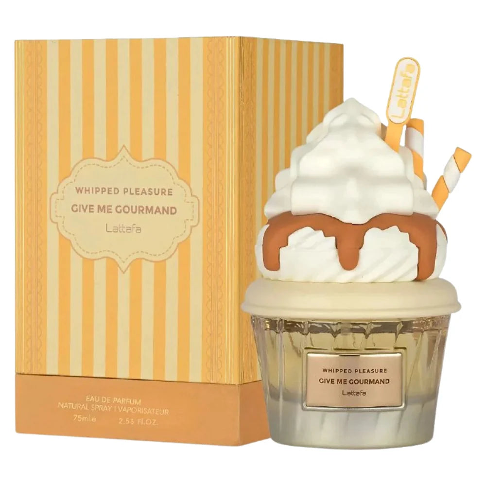 Locion Whipped Pleasure Give me Gourmand - Lattafa EDP 75ml