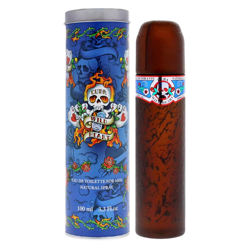 Locion Cuba Wild Heart - EDT 100ml