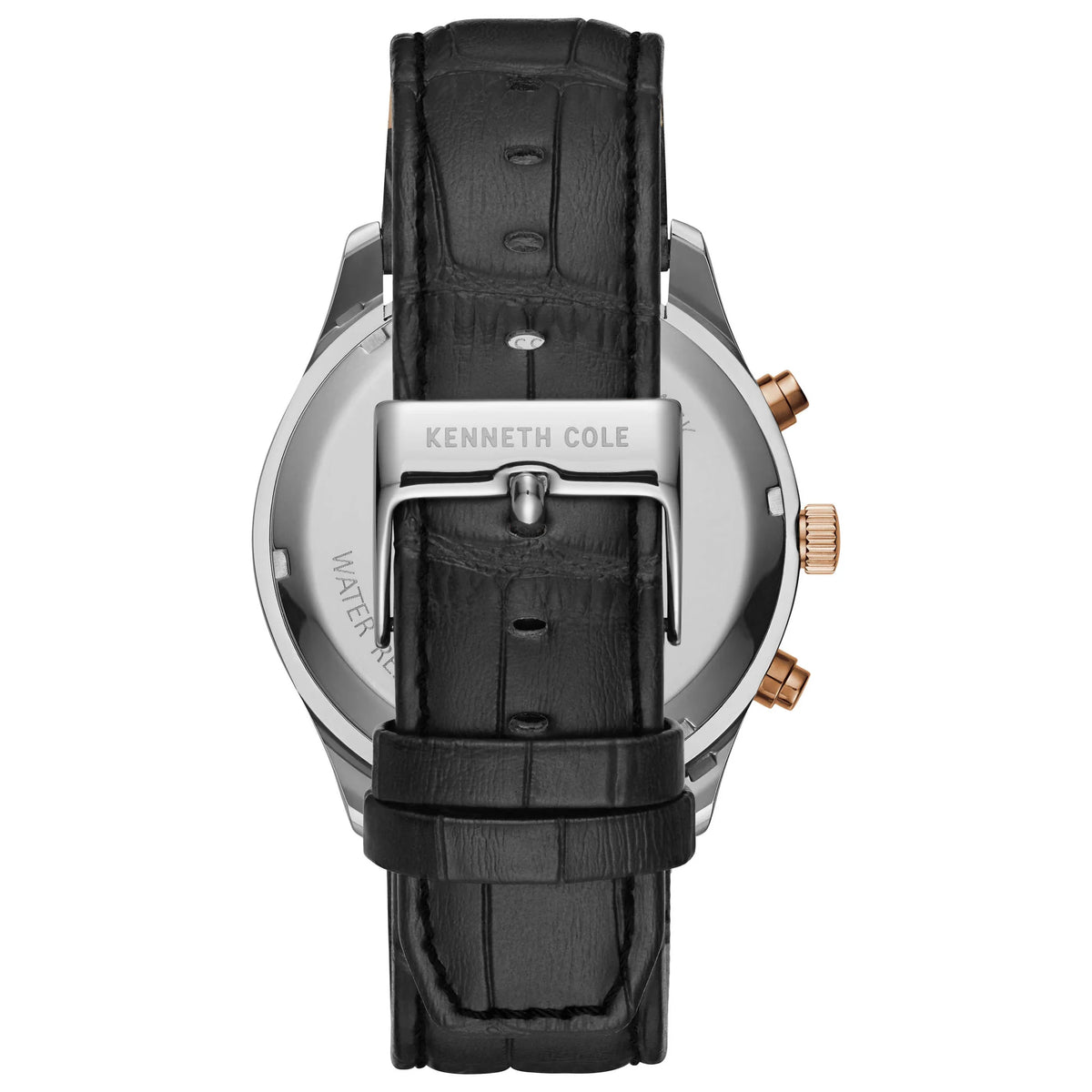 KENNETH COLE - ROYAL WHITE LEATHER STRAP - RELOJ HOMBRE