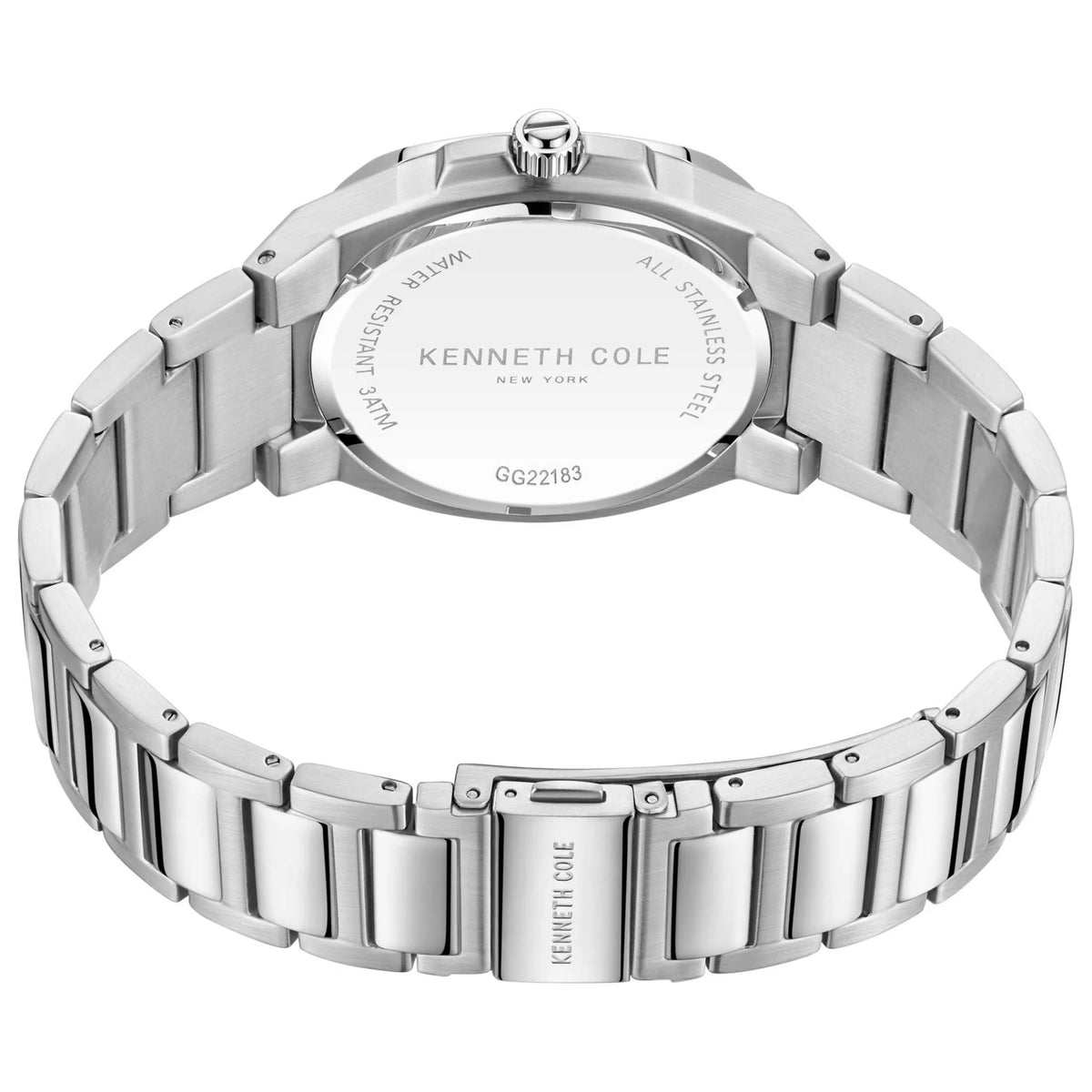 KENNETH COLE - CLASSIC PEARL FORGED STEEL - RELOJ HOMBRE
